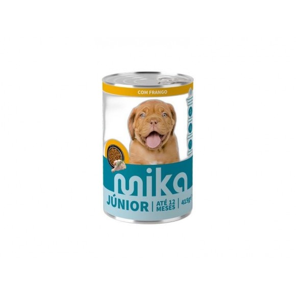 Alimento Húmido Pão Cão Júnior Frango 410 G MIKA Alimento Húmido Pão Cão Júnior Frango 410 G MIKA
