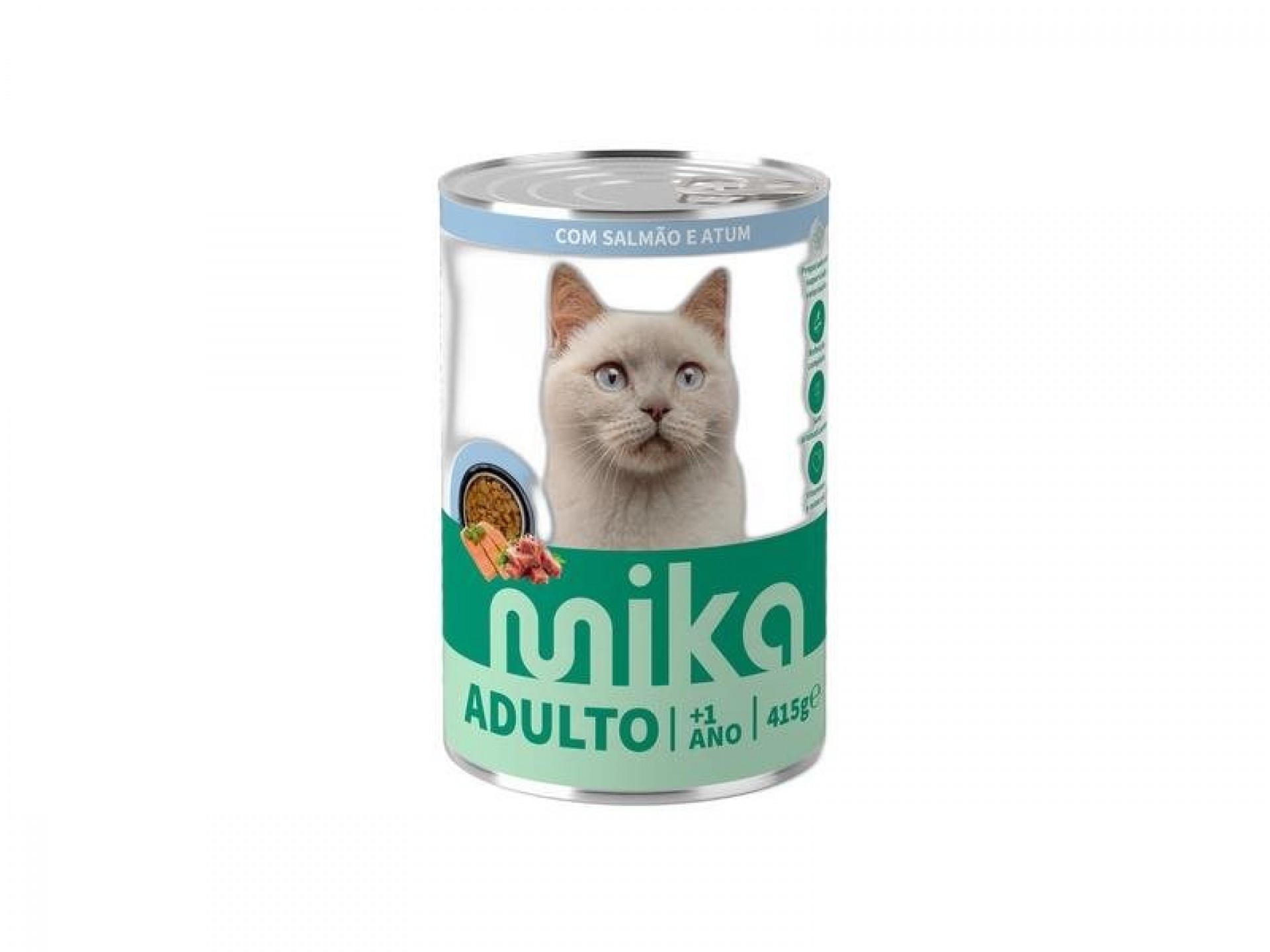 ALIMENTO HÚMIDO PARA GATO SALMÃO E ATM MOLHO 410 G