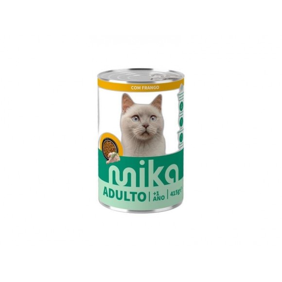 Alimento Húmido Para Gato Frango Molho 410 G MIKA Alimento Húmido Para Gato Frango Molho 410 G MIKA