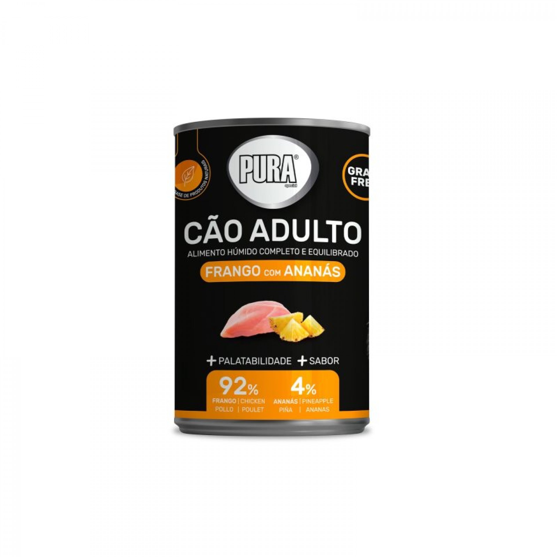 Alimento Húmido para Cão Frango e Ananás 400 G PURA SPECIAL