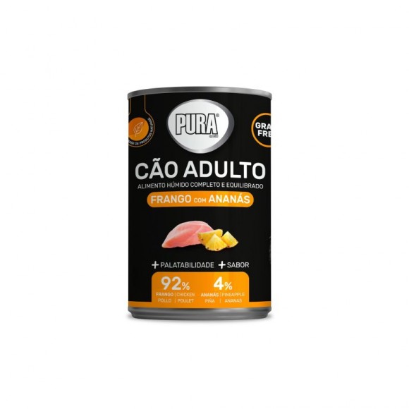 Alimento Húmido para Cão Frango e Ananás 400 G PURA SPECIAL Alimento Húmido para Cão Frango e Ananás 400 G PURA SPECIAL