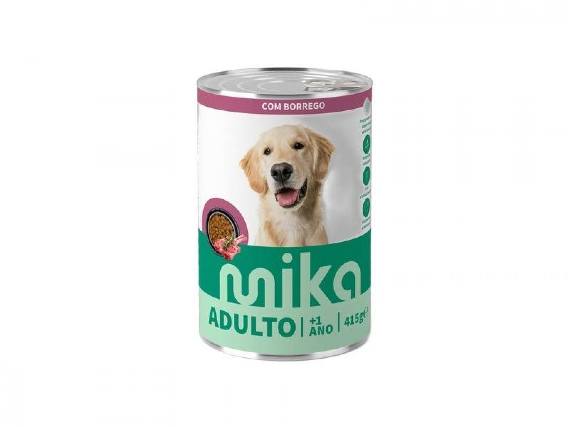 ALIMENTO HÚMIDO PARA CÃO BORREGO MOLHO 415 G