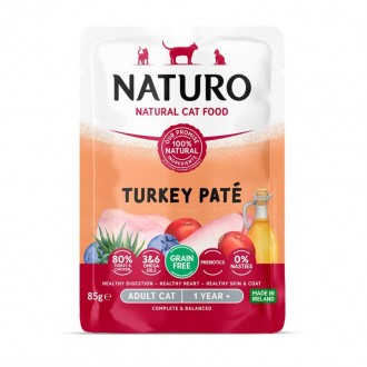 Alimento Húmido Para Gato Perú 85 G NATURO Alimento Húmido Para Gato Perú 85 G NATURO