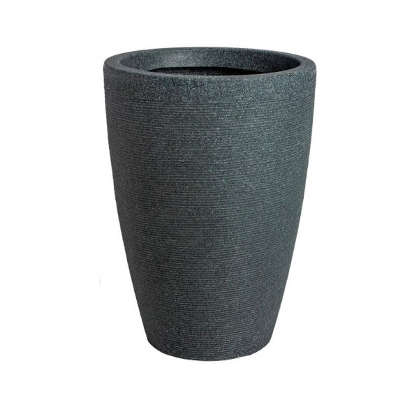 Vaso Amesbury Medio 35CM Cinza STRATA Vaso Amesbury Medio 35CM Cinza STRATA