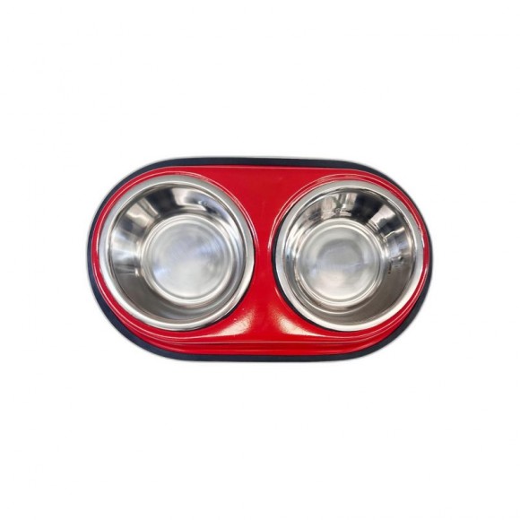 Comedouro Vermelho 2X750 ML