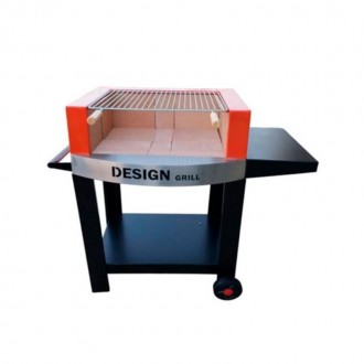 Barbecue Medusa 60 CM Laranja QUEIMAFRE