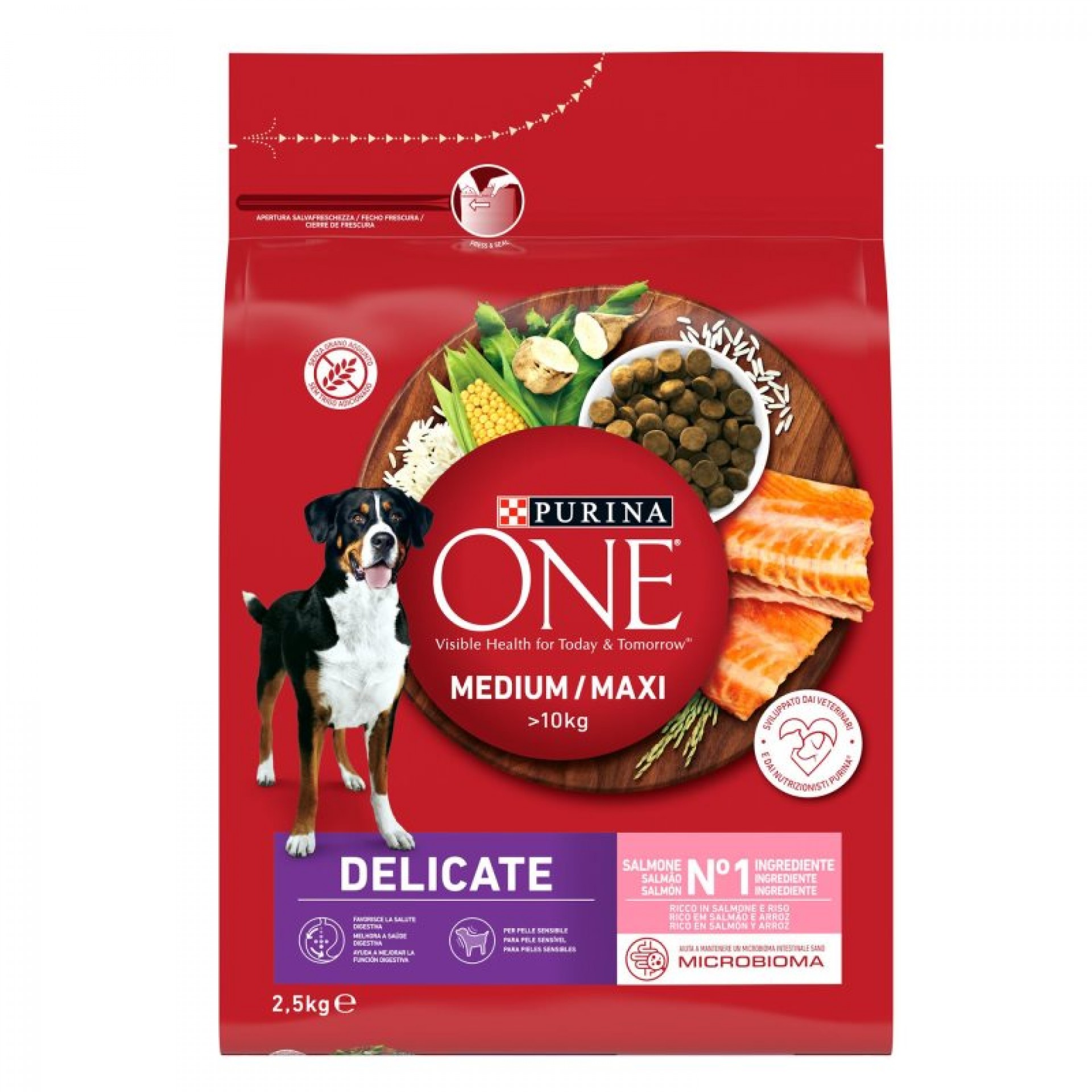 Alim Sc Cão Adult Delicad Salmão 2,5 KG PURINA ONE
