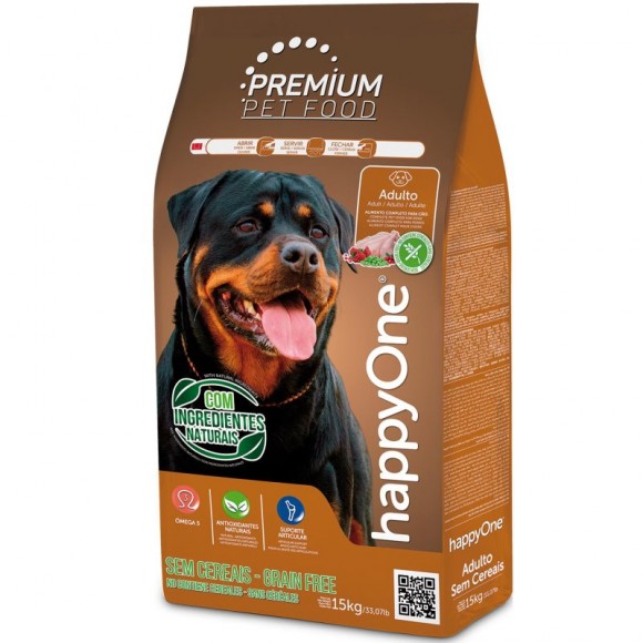 Alimento Seco Cão GFree 12 KG HAPPYONE PREMIUM Alimento Seco Cão GFree 12 KG HAPPYONE PREMIUM