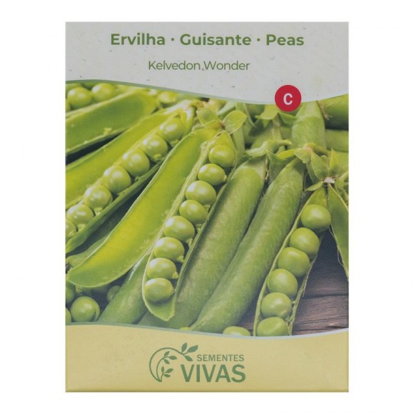 Ervilha Kelvedon Wonder Bio 80 G SEMENTES VIVAS Ervilha Kelvedon Wonder Bio 80 G SEMENTES VIVAS
