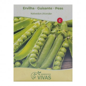 Ervilha Kelvedon Wonder Bio 80 G SEMENTES VIVAS Ervilha Kelvedon Wonder Bio 80 G SEMENTES VIVAS