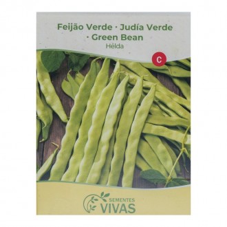 Feijão Verde Helda Bio 80 G SEMENTES VIVAS Feijão Verde Helda Bio 80 G SEMENTES VIVAS