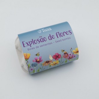 Bolas Sementes Explos�o Flores 6UN SEMENTES VIVAS