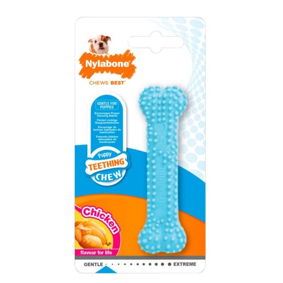 Osso Nylon Para Cachorro Roer Frango XS NYLABONE Osso Nylon Para Cachorro Roer Frango XS NYLABONE