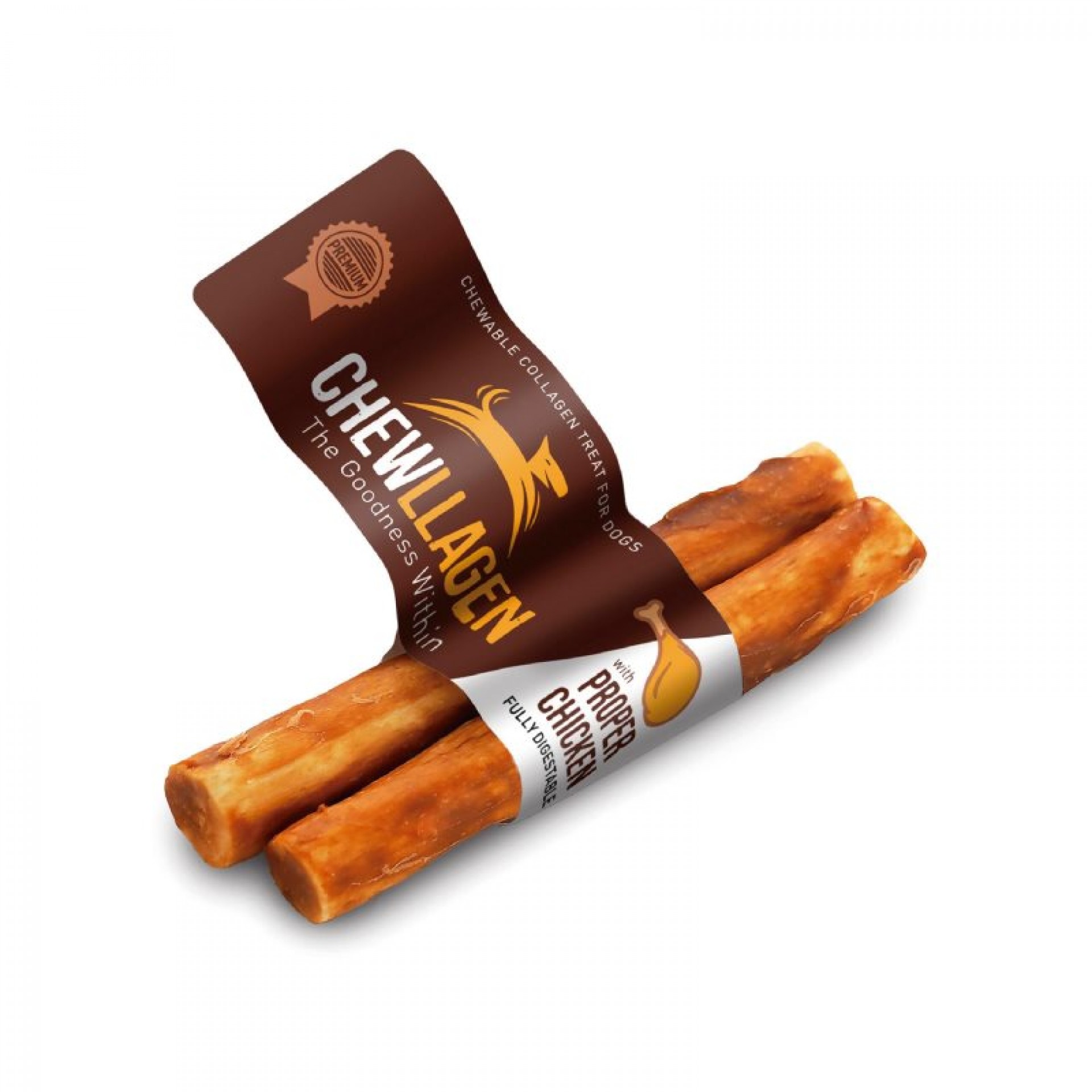 Snack Para Cão Rolo Colagénio Frango CHEWLLAGEN