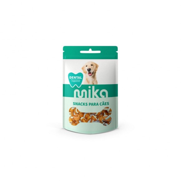 Snack Para Cão Osso Dentário 200 G MIKA Snack Para Cão Osso Dentário 200 G MIKA