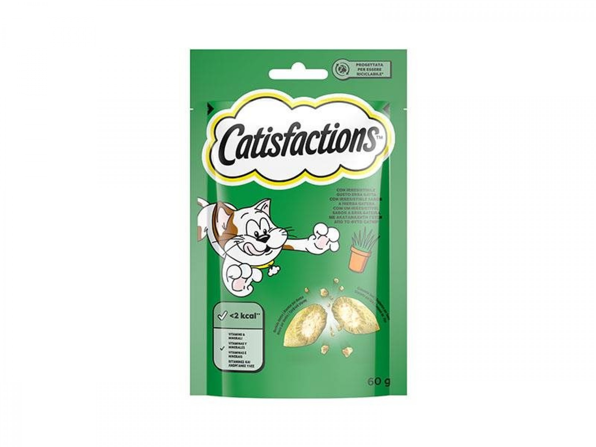 Snack Para Gato Erva 60 G CATISFACTION