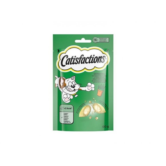 Snack Para Gato Erva 60 G CATISFACTION Snack Para Gato Erva 60 G CATISFACTION