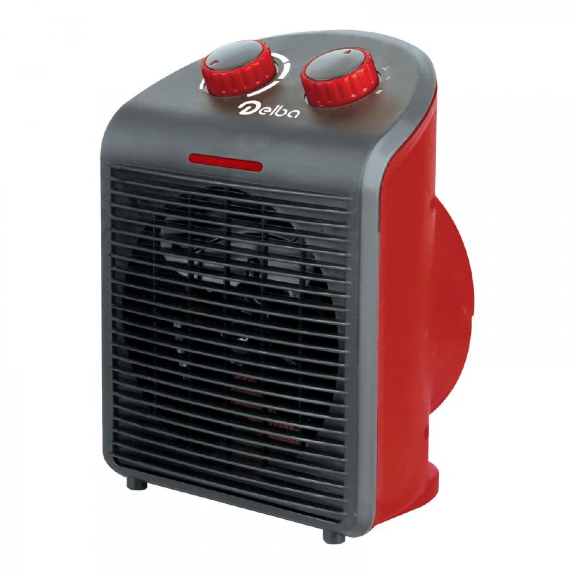 Termoventilador Vertical Preto/Vermelho DELBA