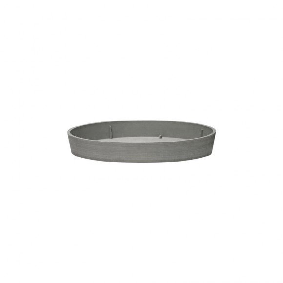 Prato Vaso Cone Truncado 20 CM Cinza ART PLAST Prato Vaso Cone Truncado 20 CM Cinza ART PLAST