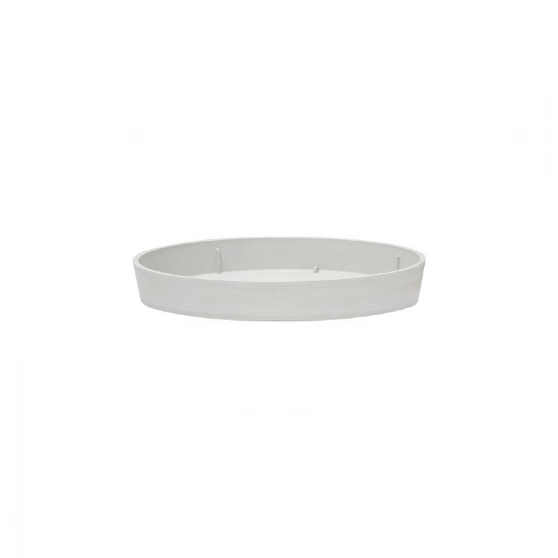 Prato Vaso Cone Truncado 30 CM Cinza Claro ART PLA