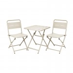 Conjunto Metal Varanda Branco PROGARDEN Conjunto Metal Varanda Branco PROGARDEN