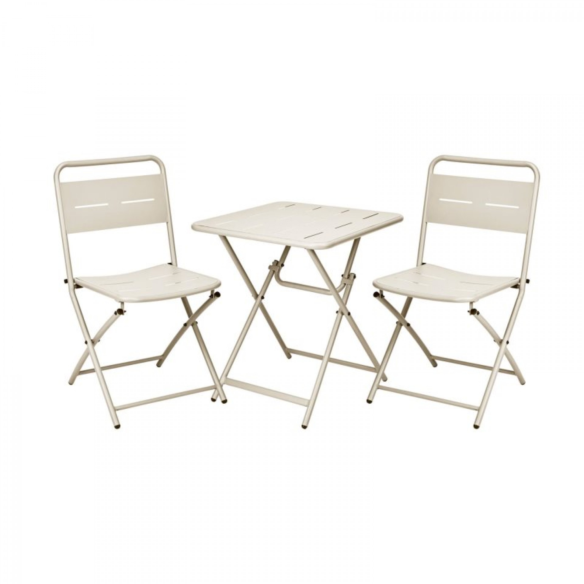 Conjunto Metal Varanda Branco PROGARDEN