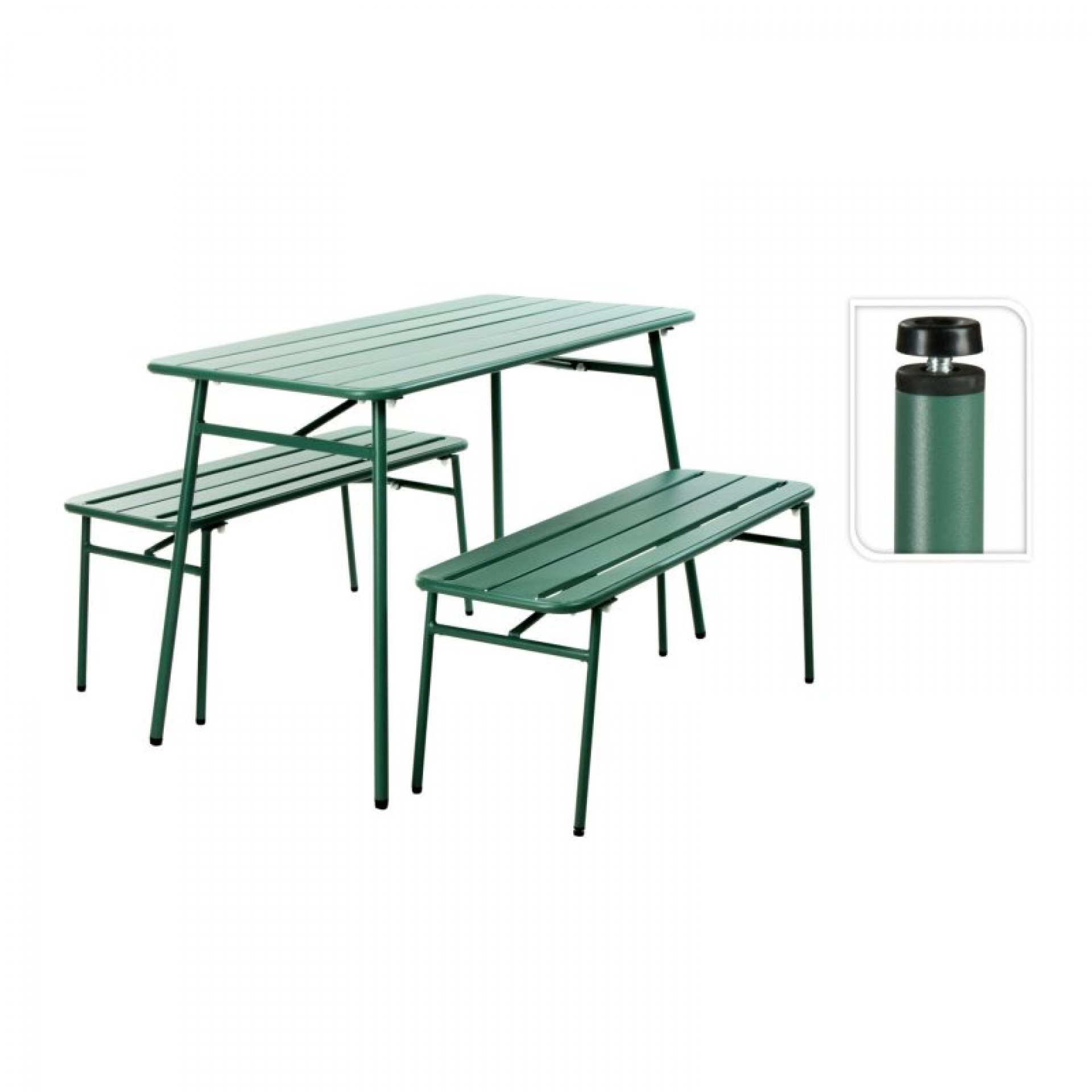 Conjunto Jardim Metal 3 UN Verde PROGARDEN