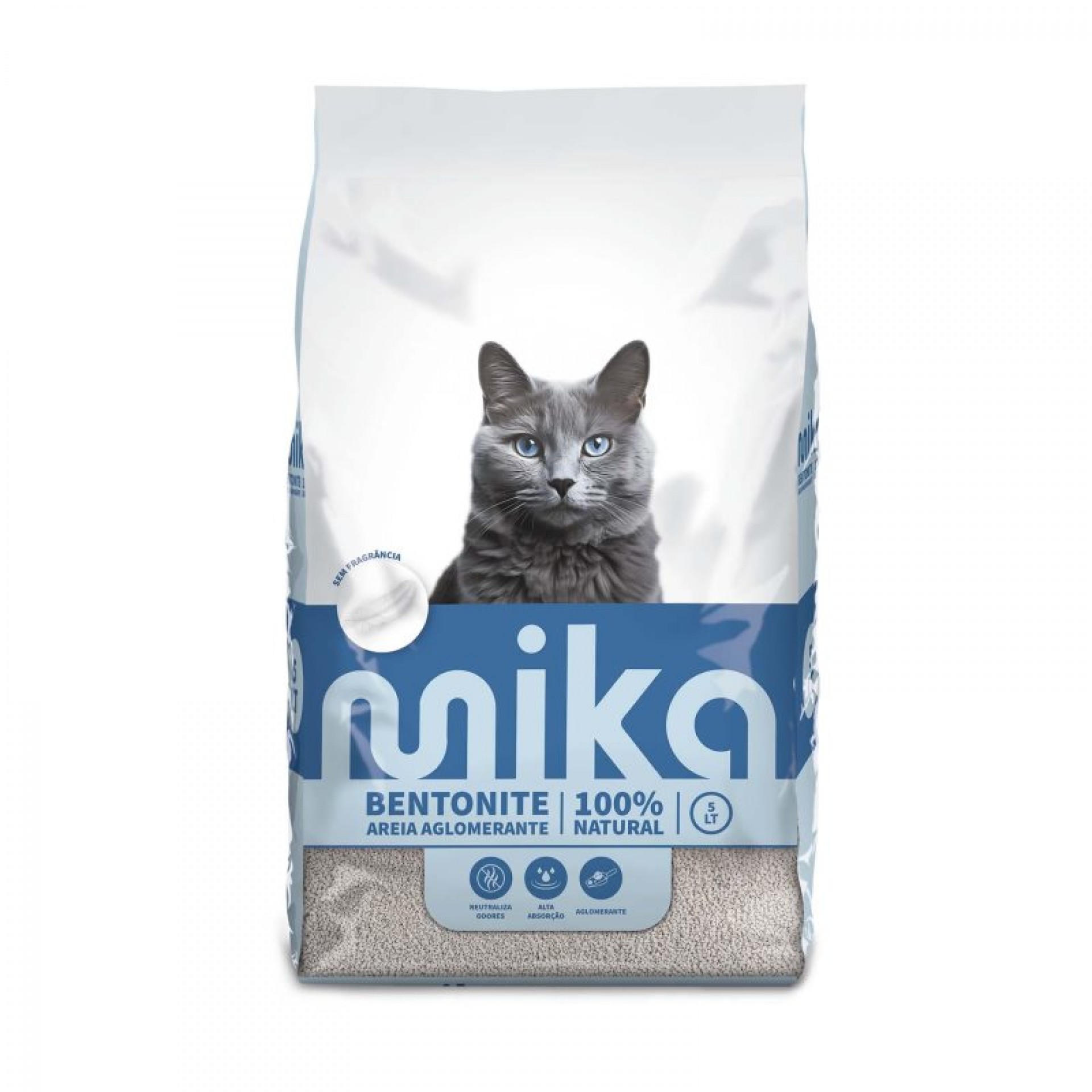 Areia Aglomerante Natural 5 L MIKA