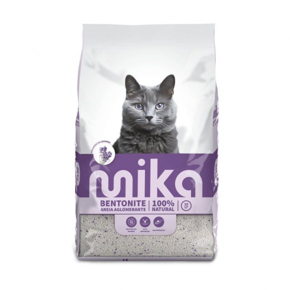 Areia Aglomerante Lavanda 10 L MIKA Areia Aglomerante Lavanda 10 L MIKA