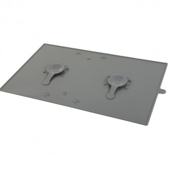 BASE SILICONE COM VENTOSA COMEDOUROS CINZA 48X30X1 BASE SILICONE COM VENTOSA COMEDOUROS CINZA 48X30X1