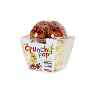 Snack Crunchy Pipocas/Maçã 33 G ZOLUX Snack Crunchy Pipocas/Maçã 33 G ZOLUX