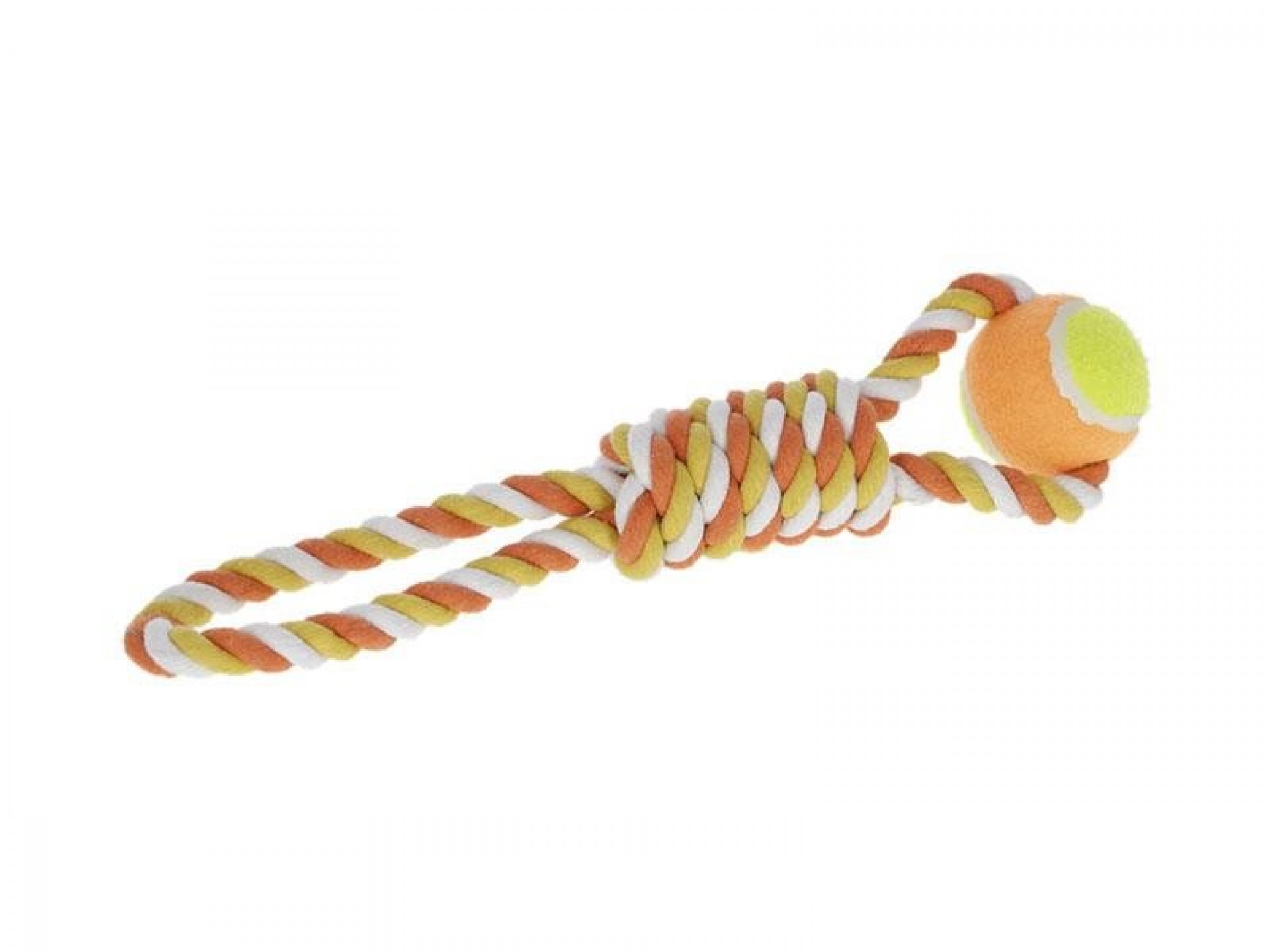 Brinquedo Para Cão Corda Com Bola Tenis 37 CM KERB