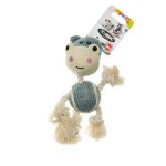 BRINQUEDO PARA C�O CORDA COM BOLA HIPO 25 CM