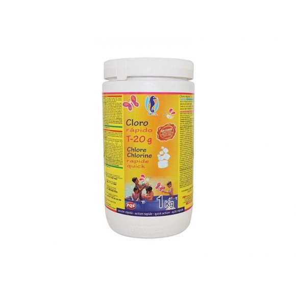 CLORO RAPID P20GR 1KG HIPOOL CLORO RAPID P20GR 1KG HIPOOL