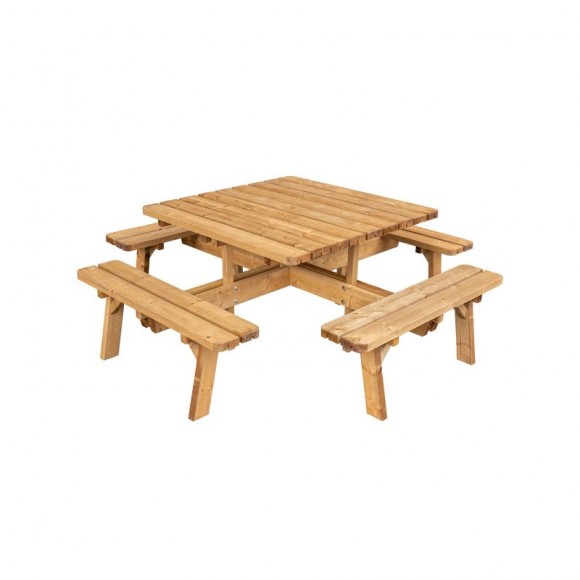 Mesa Picnic Quadrada 116X42 CM EKJU Mesa Picnic Quadrada 116X42 CM EKJU