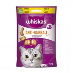 Snack Para Gato Anti Hairball 50 G WHISKAS Snack Para Gato Anti Hairball 50 G WHISKAS