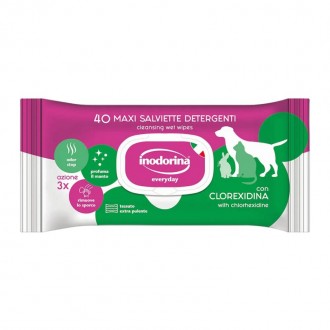 Toalhitas Refresh Clorexidine 40 UN INODORINA Toalhitas Refresh Clorexidine 40 UN INODORINA
