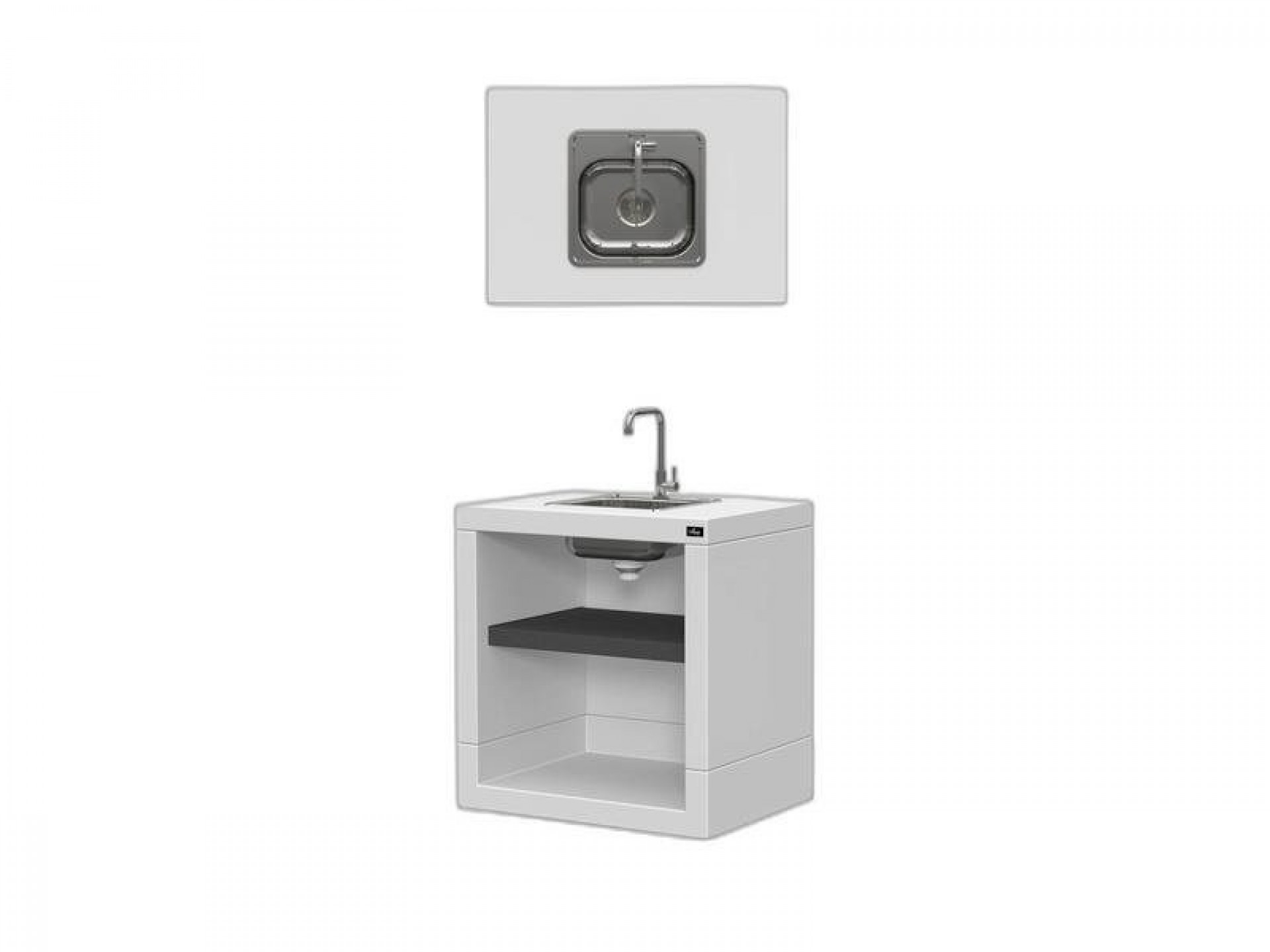 Modulo Bancada Lava Louca + Torneira