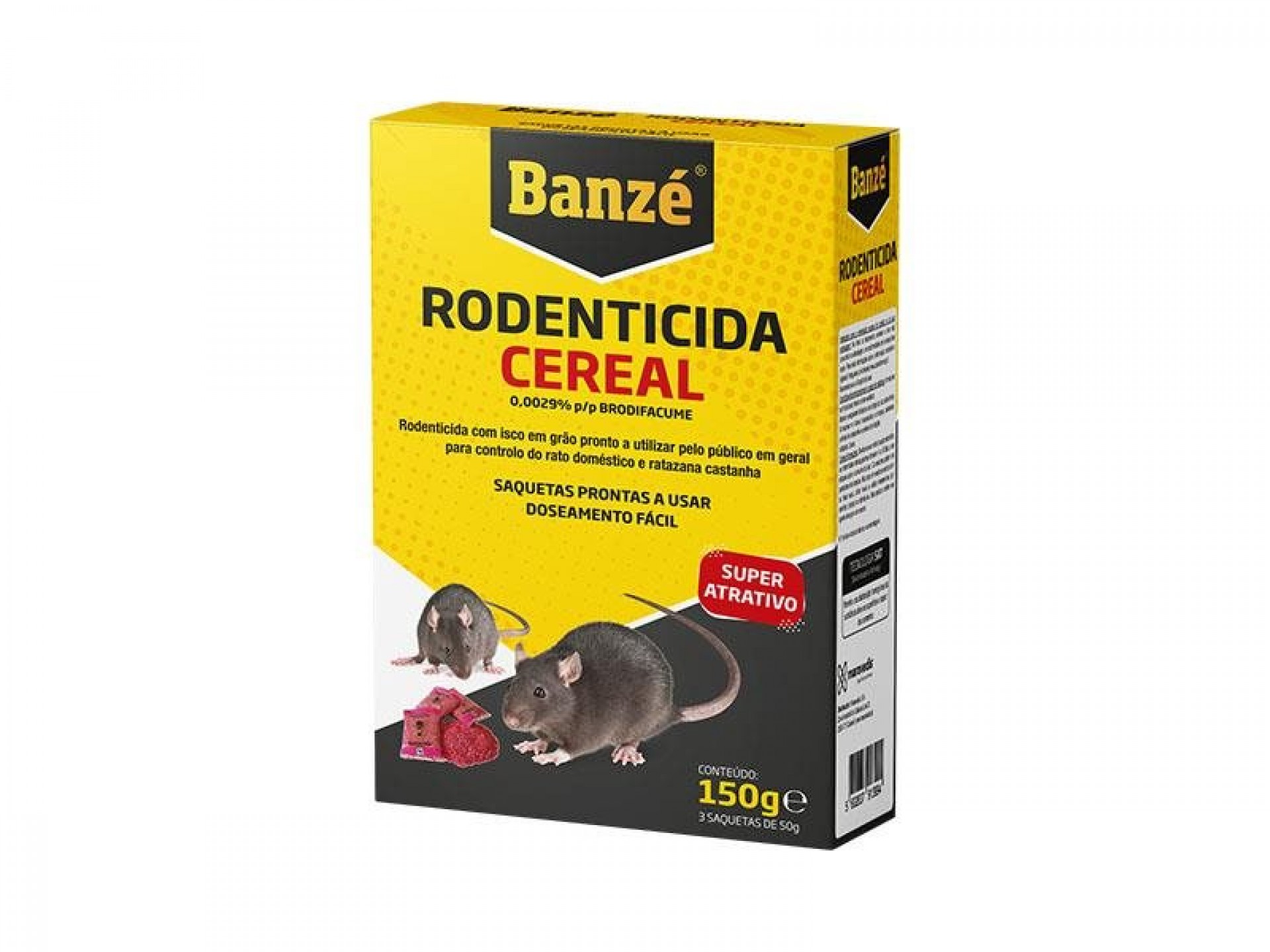 RATICIDA CEREAL BRODIFACUME 150 GR BANZÉ