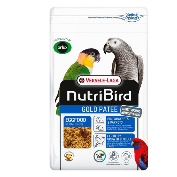 Papa H�mida Papagaios 1 KG VERSELE-LAGA NUTRIBIRD