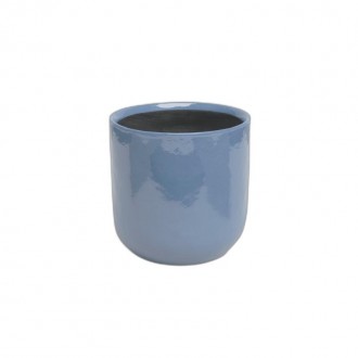 Vaso Jupiter 16 Vidrado Azul ARTEVASI