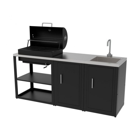 CONJUNTO BARBECUE 080.838 210,8X60,7X125 CM CONJUNTO BARBECUE 080.838 210,8X60,7X125 CM