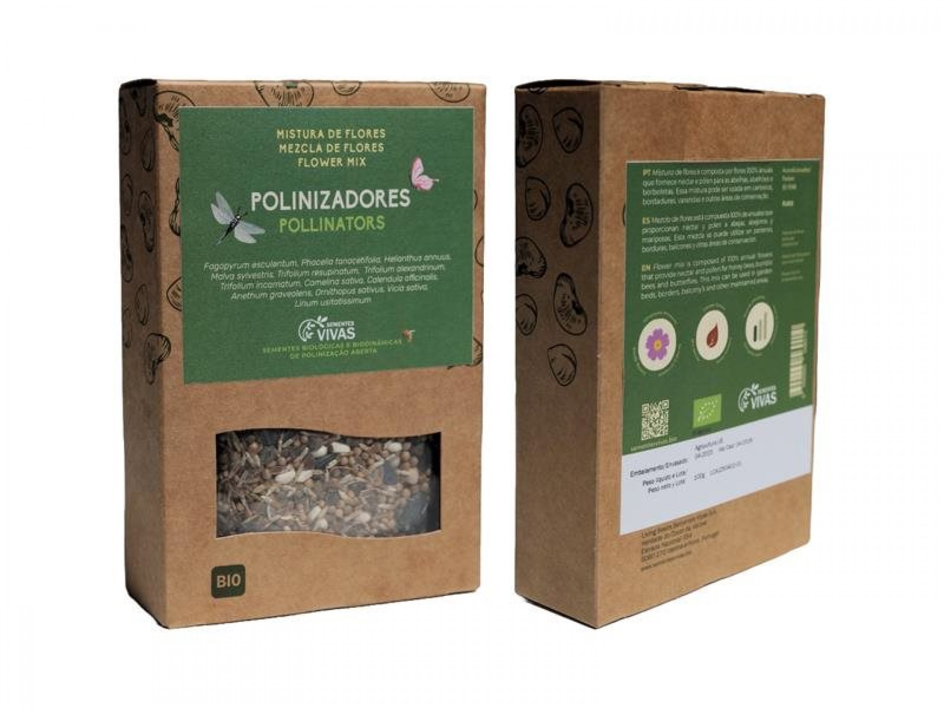 Mix Flores Polinizadores 100 G SEMENTES VIVAS