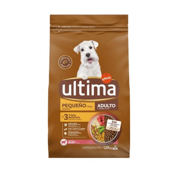 ALIMENTO SECO C�O ADULTO RA�A PEQUENA VACA 1,25 KG