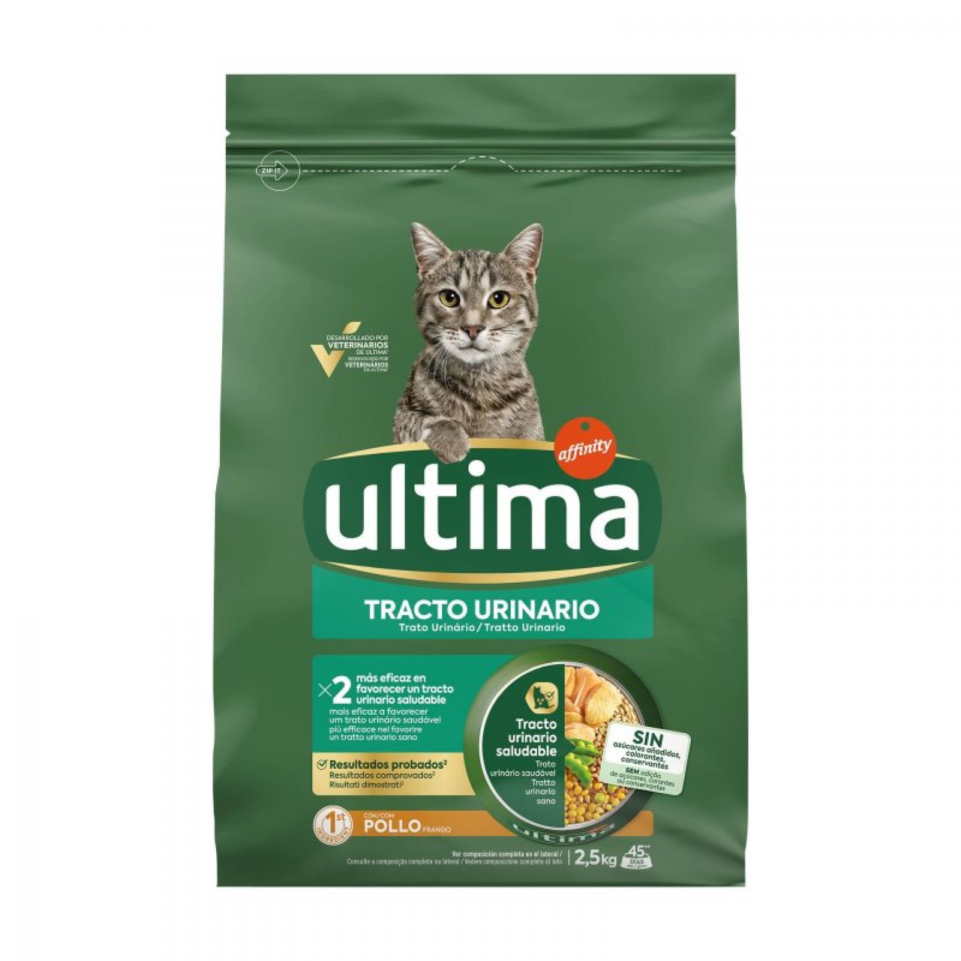 Alimento Gato Adult Urinário Frango 2,5 KG ULTIMA