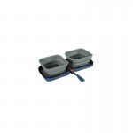 Tigela Dobravel 2Em1 700ML Azul BIVOUK