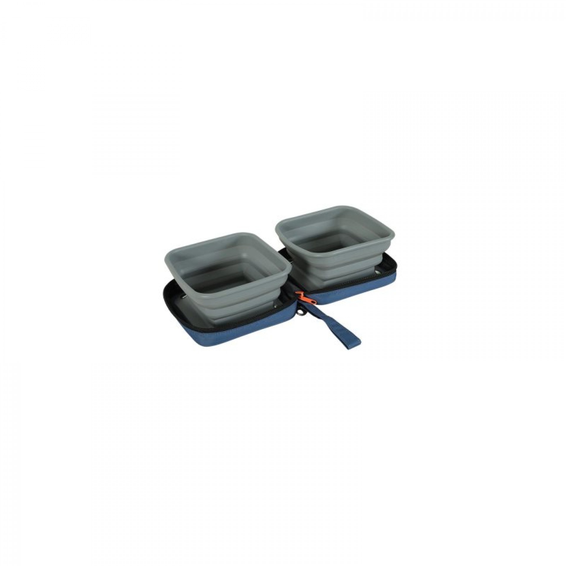 Tigela Dobravel 2Em1 700ML Azul BIVOUK