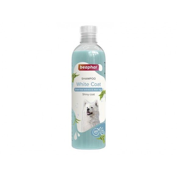 Champô Para Cão Pelo Branco/Claro 250 ML BEAPHAR Champô Para Cão Pelo Branco/Claro 250 ML BEAPHAR