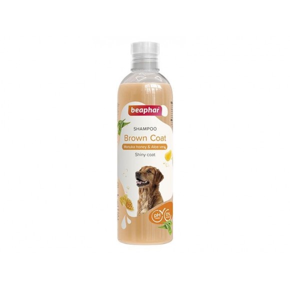 Champô Para Cão Pelo Castanho 250 ML BEAPHAR Champô Para Cão Pelo Castanho 250 ML BEAPHAR