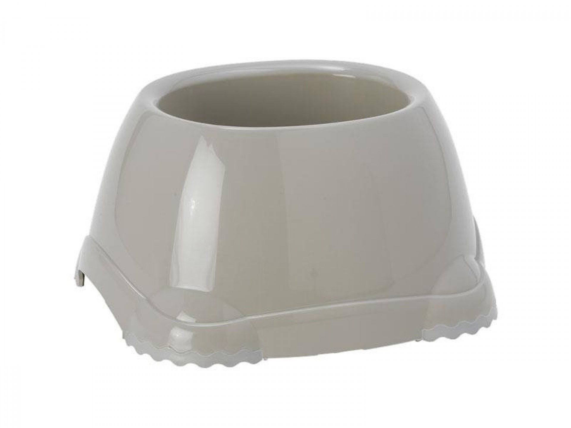 Comedouro Smarty Bowl Spaniel Cinza 600ML MODERNA